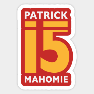 PATRICK IS MAHOMIE kansas city chiefs football Sticker